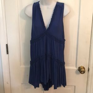 Free People Ruffle shirt